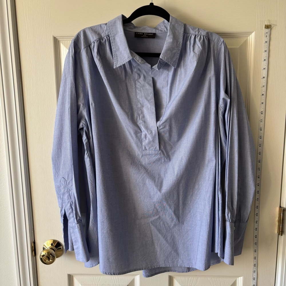 Lane Bryant Light Blue Dress Shirt 18/20
